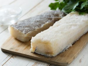 Lomos de bacalao en salazón